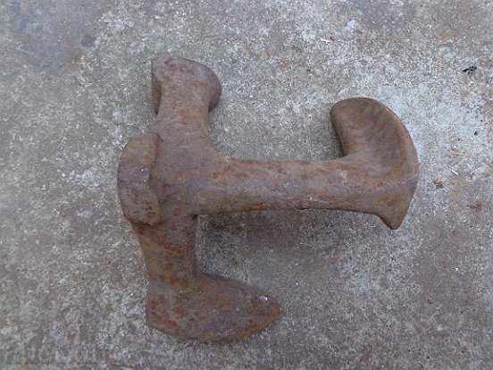 Old shoemaker anvil, wrought iron - 6
