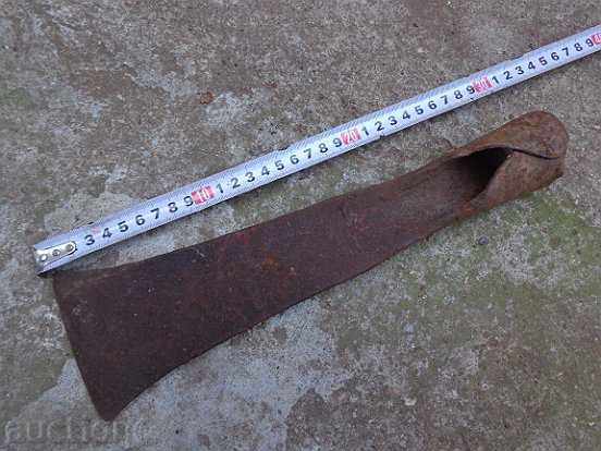 Auction Old knife for stone, stone, chisel, wicker, wrought iron Auction Old knife for stone, stone, chisel, wicker, wrought iron