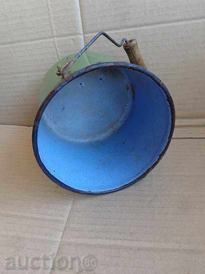 Sock pot with handle, enameled bowl, enamel, utensils - 7 Sock pot with handle, enameled bowl, enamel, utensils - 7