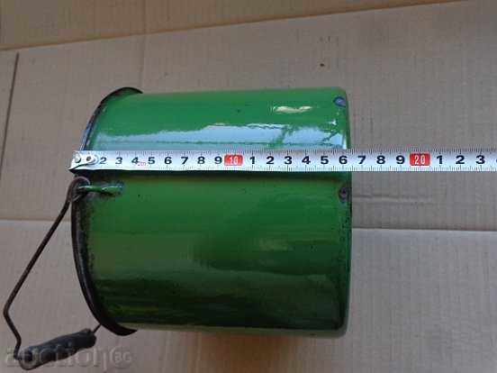 Sock pot with handle, enameled bowl, enamel, utensils - 7 Sock pot with handle, enameled bowl, enamel, utensils - 7