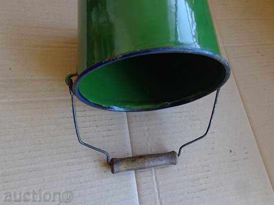 Sock pot with handle, enameled bowl, enamel, utensils - 7 Sock pot with handle, enameled bowl, enamel, utensils - 7