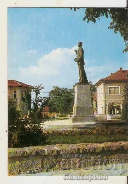 Postcard Bulgaria Bansko Monument of NY Vaptsarov 2 * Postcard Bulgaria Bansko Monument of NY Vaptsarov 2 *