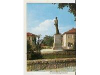 Καρτ ποστάλ Βουλγαρία Μπάνσκο Μνημείο του NYVaptsarov 2 *