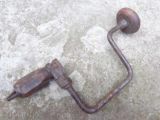 Old carpentry, drill, tool, wrought iron - 7 Old carpentry, drill, tool, wrought iron - 7