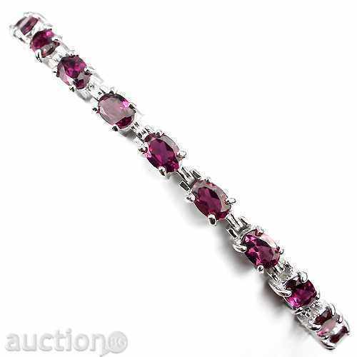 FINE BRACELET RHODOLITE - GARNETS with price 433.00 BGN | € 221.39 FINE BRACELET RHODOLITE - GARNETS with price 433.00 BGN | € 221.39
