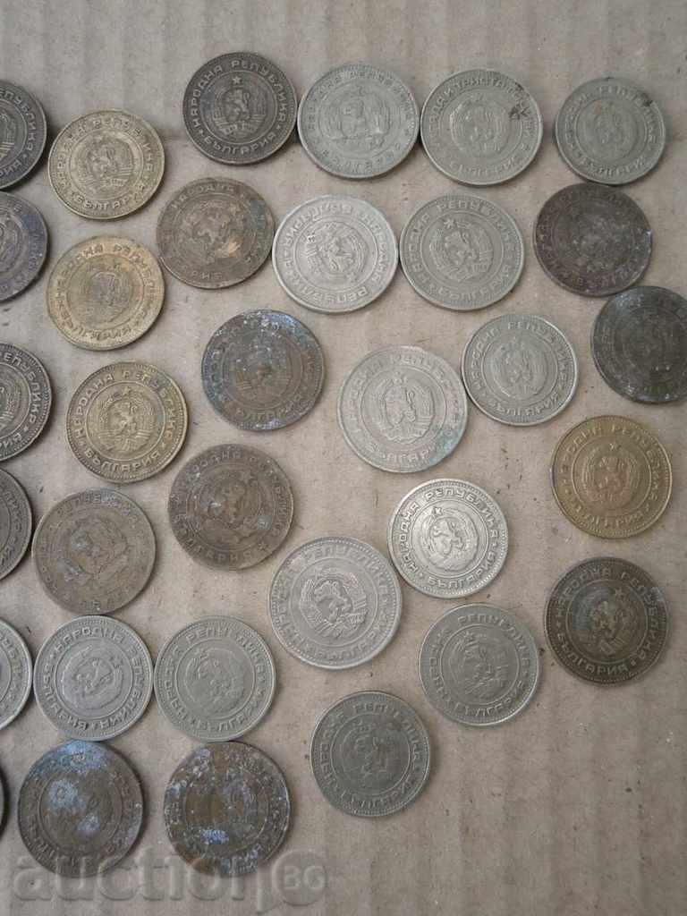 LOT LOT coins from Sotsa 50pcs 5 20 50 cents 1962 etc. - 7 LOT LOT coins from Sotsa 50pcs 5 20 50 cents 1962 etc. - 7