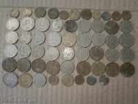 ΛΟΤ ΛΟΤ νομίσματα από τη Σώτσα 55τμχ 1989 1 2 5 20 50 λεπτά κ.λπ.