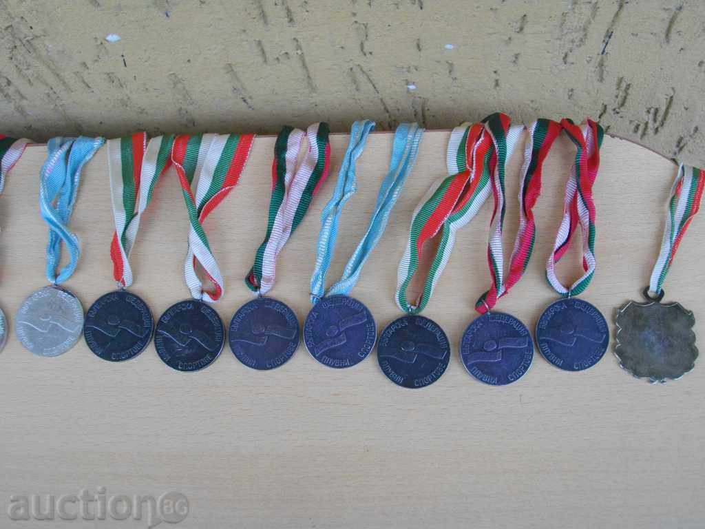 Lot of 18 pcs. medal of swimming sports - 7 Lot of 18 pcs. medal of swimming sports - 7
