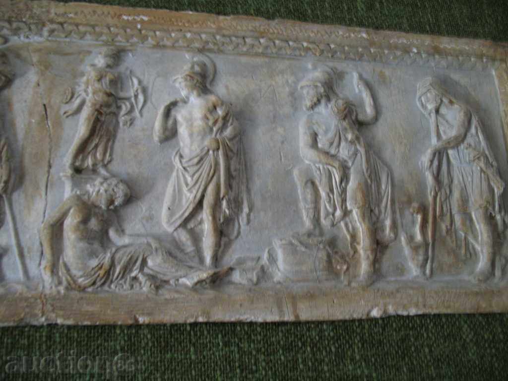 Delivery of Italy (18th century). A tomb ornament from the Naples area.