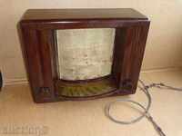 Old Philips radio, radio set, lamp