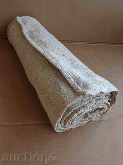 Old woven hemp cloth trail rug - 6 Old woven hemp cloth trail rug - 6