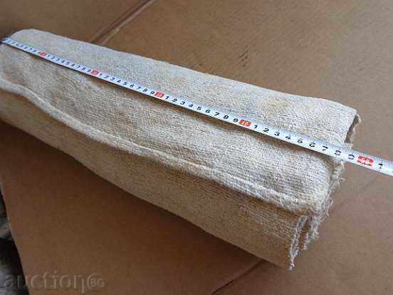 Old woven hemp cloth trail rug - 7 Old woven hemp cloth trail rug - 7