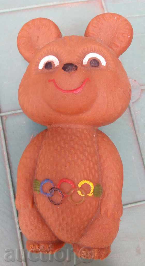 The Misha bear from the Summer Olympics in 1980