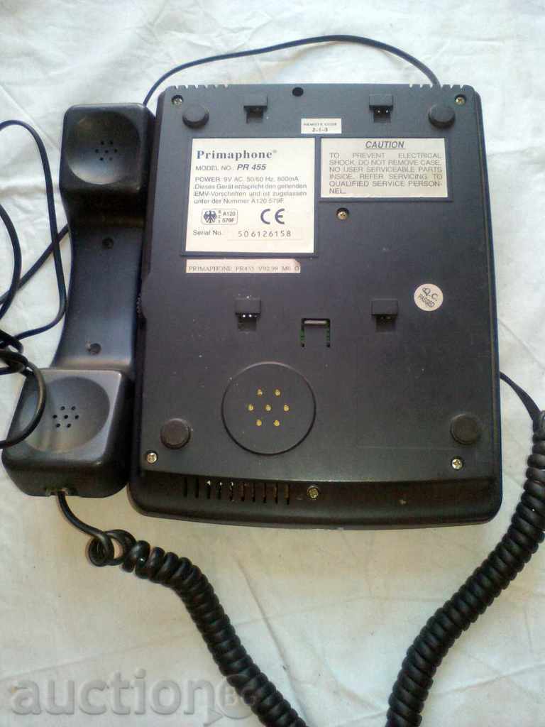 Delivery of Phone with answering machine from the Socialist era