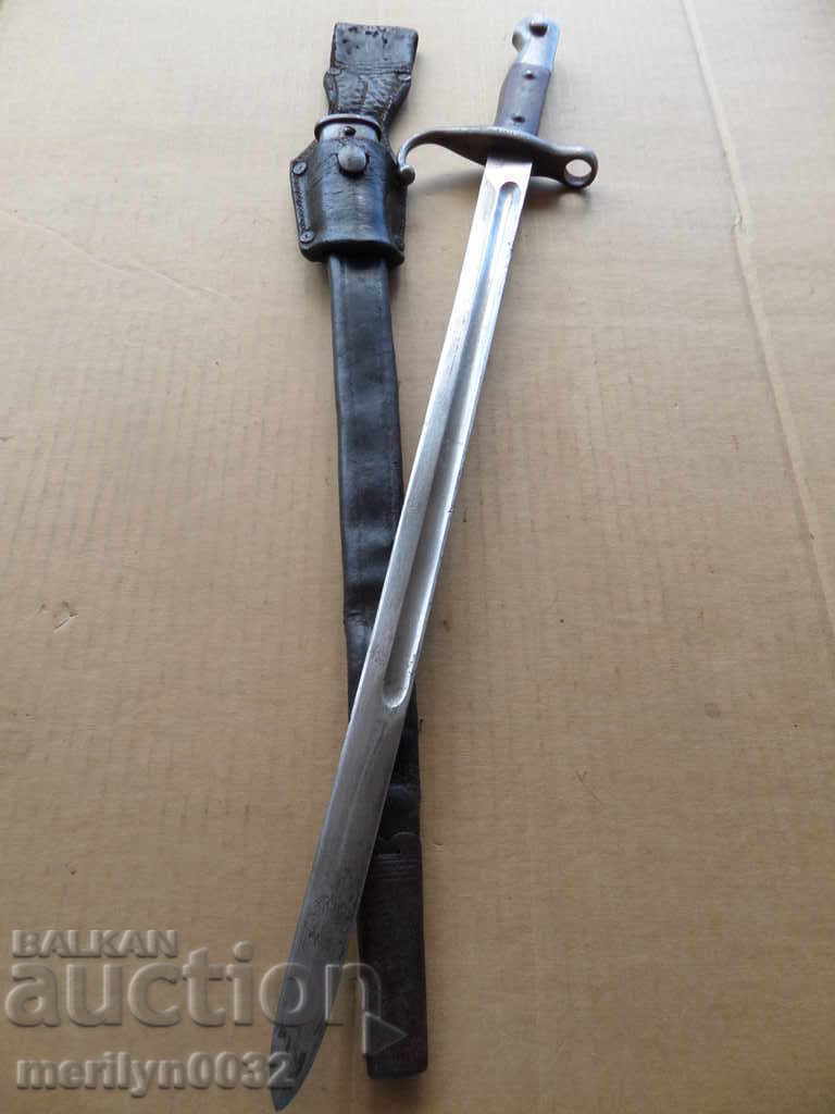 Auction  Bayonet, knife, bayonet cleaver for Turkish Mauser rifle 1890