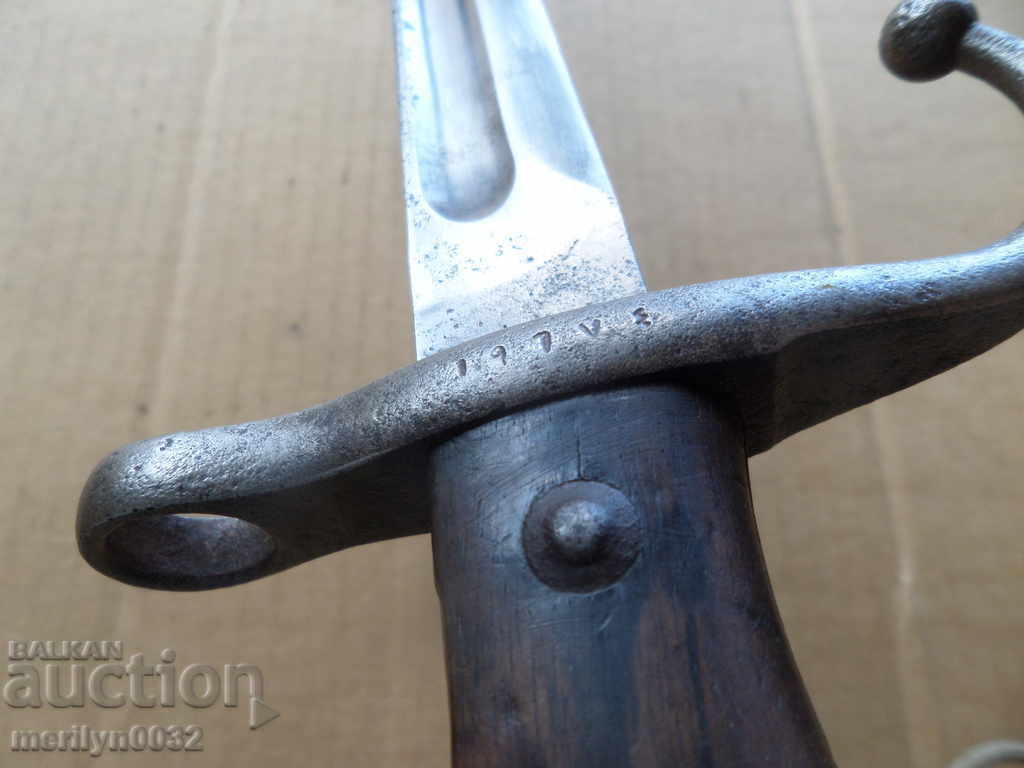 Bayonet, knife, bayonet cleaver for Turkish Mauser rifle 1890 - 6