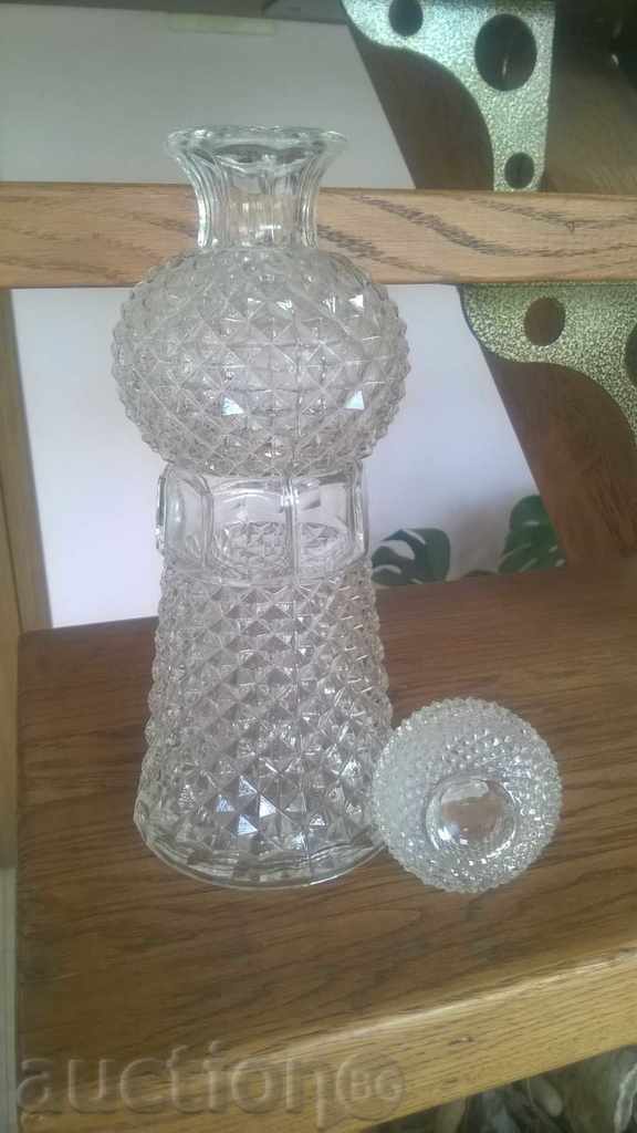 Δημοπρασία Μεγάλες γυάλινη φιάλη-κρυστάλλων για κονιάκ