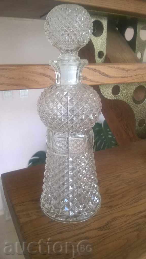 Μεγάλες γυάλινη φιάλη-κρυστάλλων για κονιάκ - 6