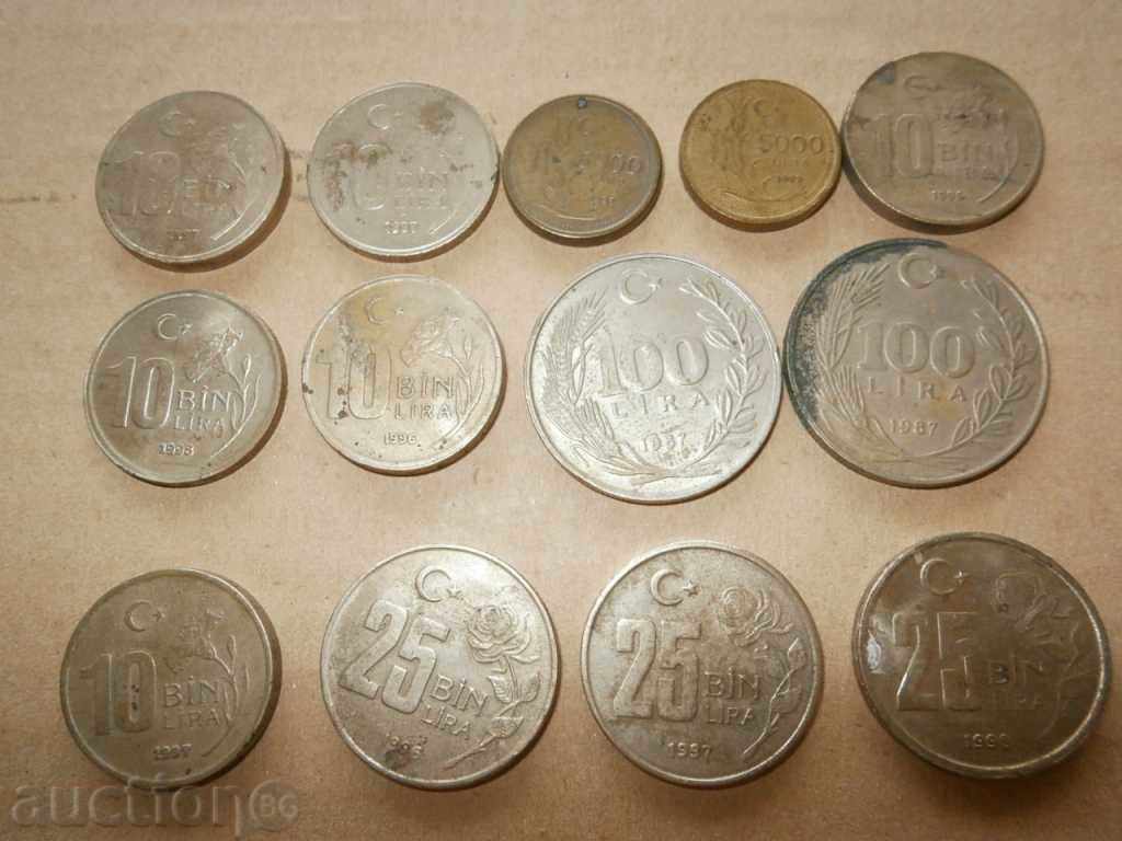 νομίσματα πολλά Lot 1995 1996 1997