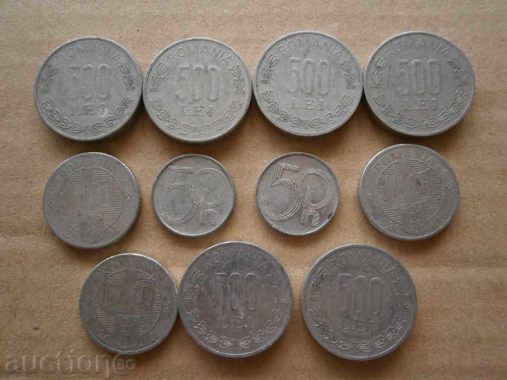 lot lot aluminum coins 500 LEI with price 5.00 BGN | € 2.56 lot lot aluminum coins 500 LEI with price 5.00 BGN | € 2.56