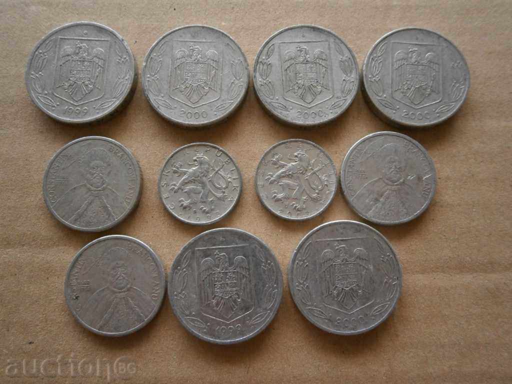 lot lot aluminum coins 500 LEI - 5 lot lot aluminum coins 500 LEI - 5