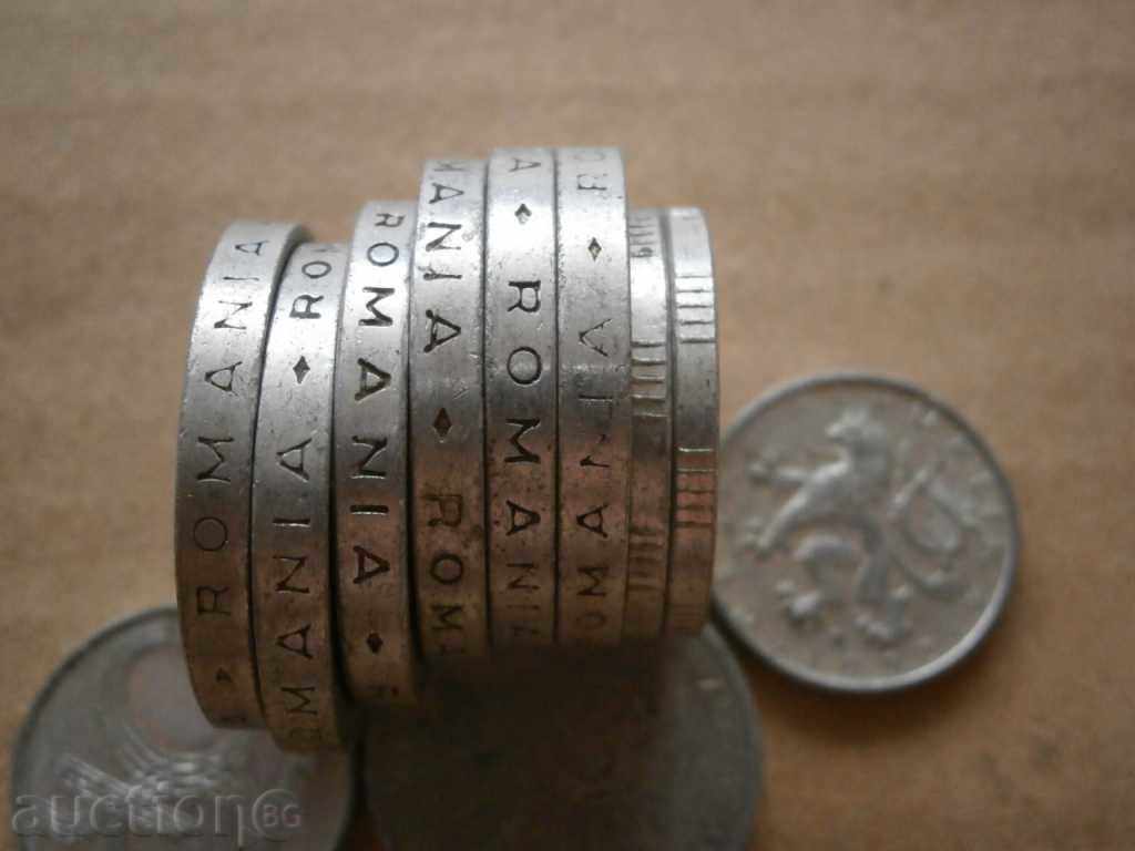 lot lot aluminum coins 500 LEI - 7 lot lot aluminum coins 500 LEI - 7