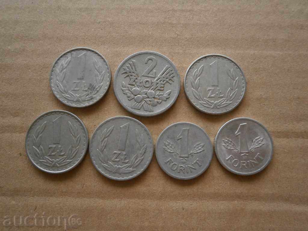 Livrarea lot lot monede aluminiu 1958 1975 1978 1985 1987 forint Livrarea lot lot monede aluminiu 1958 1975 1978 1985 1987 forint