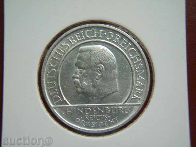 3 Reichsmark 1929 А Germany (Weimar Republic) - XF