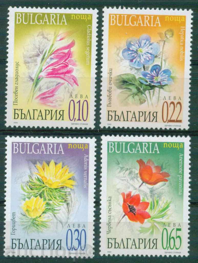 4485 Bulgaria 2000 - Flori de primăvară **