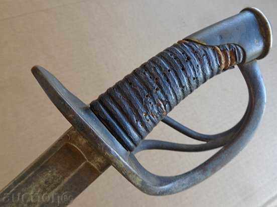 Auction  French sword fighting with a cane, checker blade sword sword guard