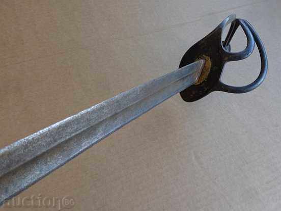 French sword fighting with a cane, checker blade sword sword guard - 5