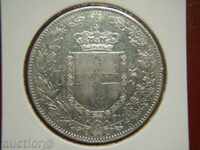 5 Lire 1879 Italy (5 лири Италия) - XF