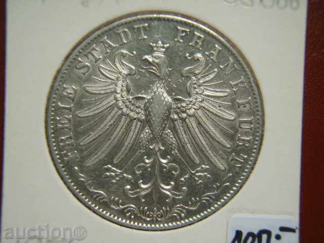 2 Gulden 1853 Frankfurt Free Stad (Γερμανικά κράτη) - XF+ με τιμή € 193.89 | 379.22 BGN