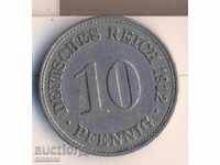 Germania 10 pfenigi 1912d