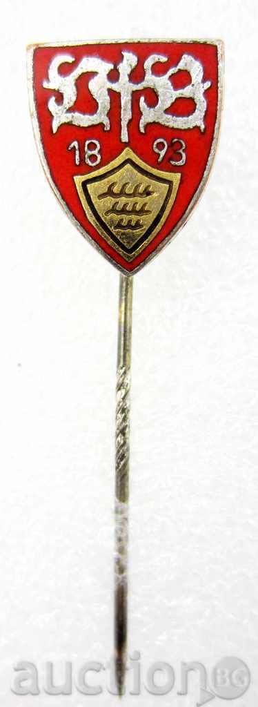 OLD FOOTBALL BADGE-STUTTGARD-GERMANY-ORIGINAL-ENAMEL with price € 4.50 | 8.80 BGN OLD FOOTBALL BADGE-STUTTGARD-GERMANY-ORIGINAL-ENAMEL with price € 4.50 | 8.80 BGN