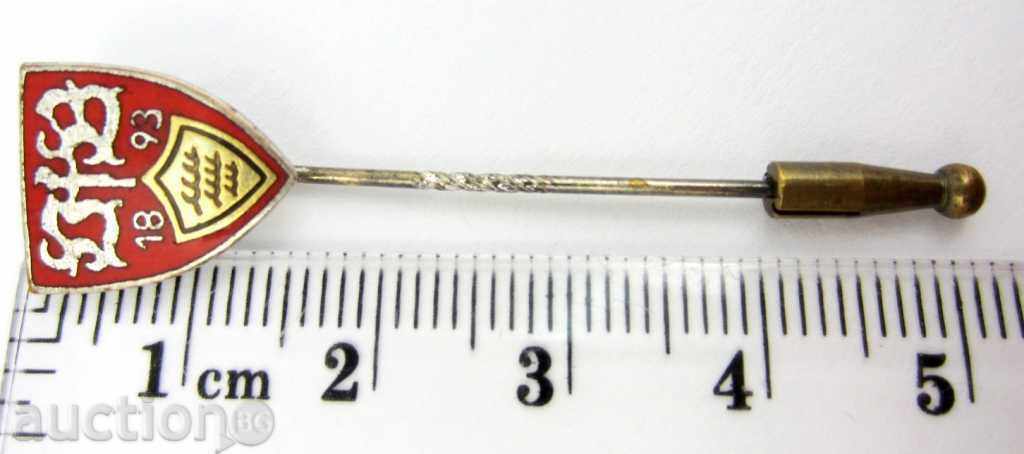 Delivery of OLD FOOTBALL BADGE-STUTTGARD-GERMANY-ORIGINAL-ENAMEL