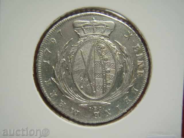 1 Thaler 1797 Saxony (German States) / Germany - XF with price 474.89 BGN | € 242.81 1 Thaler 1797 Saxony (German States) / Germany - XF with price 474.89 BGN | € 242.81