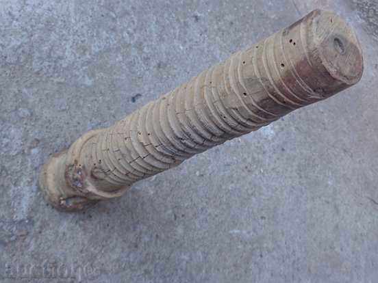 Old wood screw wooden from the clamp primitive - 5 Old wood screw wooden from the clamp primitive - 5