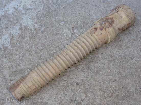Old wood screw wooden from the clamp primitive - 7 Old wood screw wooden from the clamp primitive - 7