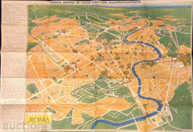 Tourist Map Roma