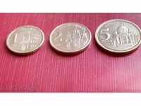 Lot trei monede din Serbia
