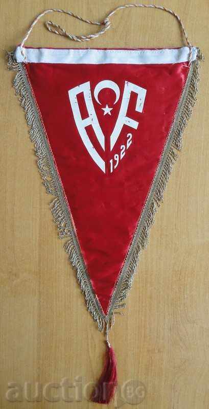 Флаг Федерация по лека атлетика на Турция, много голям с цена 10.00 лв. | € 5.11 Флаг Федерация по лека атлетика на Турция, много голям с цена 10.00 лв. | € 5.11