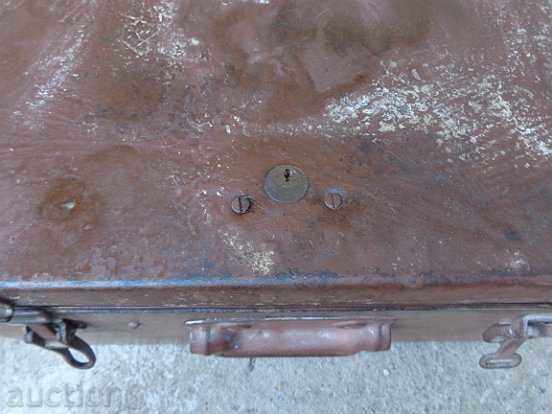 Metal army trunk case for card safes safe cases - 5 Metal army trunk case for card safes safe cases - 5