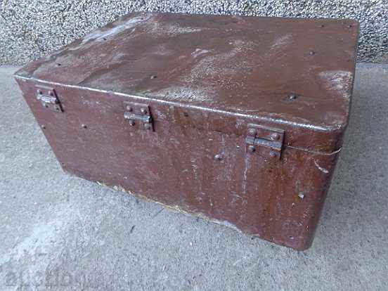Metal army trunk case for card safes safe cases - 7 Metal army trunk case for card safes safe cases - 7