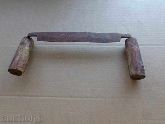 Παλιά σφυρήλατο σίδερο εργαλείο Rukan τρίφτη ξυλείας