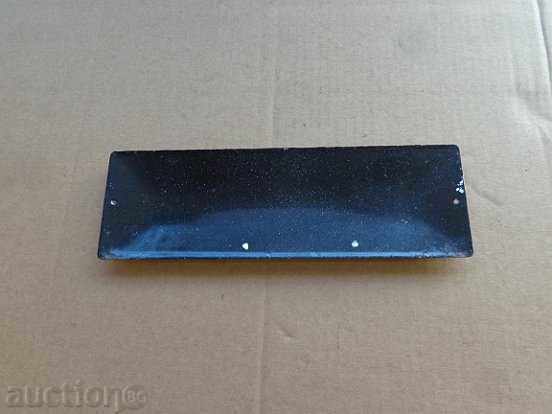 Auction  Enameled plate, plate