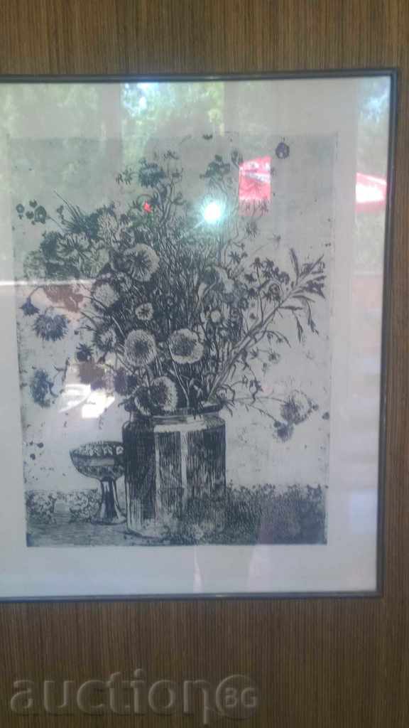 Delivery of PICTURE - NATURMORT WITH FLOWER Delivery of PICTURE - NATURMORT WITH FLOWER