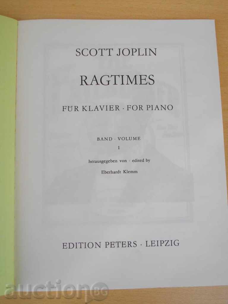 Книга "RAGTIMES FÜR KLAVIER - I - SCOTT JOPLIN" - 92 стр. с цена 30.00 лв. | € 15.34 Книга "RAGTIMES FÜR KLAVIER - I - SCOTT JOPLIN" - 92 стр. с цена 30.00 лв. | € 15.34
