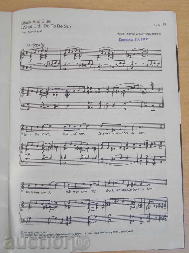 Book "King of Jazz-LOUIS ARMSTRONG-Klavir Gesang" - 32 pages - 5 Book "King of Jazz-LOUIS ARMSTRONG-Klavir Gesang" - 32 pages - 5