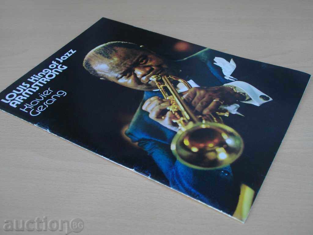 Book "King of Jazz-LOUIS ARMSTRONG-Klavir Gesang" - 32 pages - 7 Book "King of Jazz-LOUIS ARMSTRONG-Klavir Gesang" - 32 pages - 7